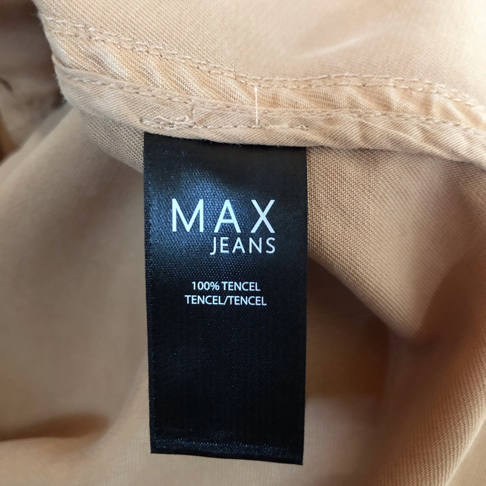 NWT Max Jeans Khaki Sleeveless Utility Jacket/Vest (D) - Picture 8 of 8